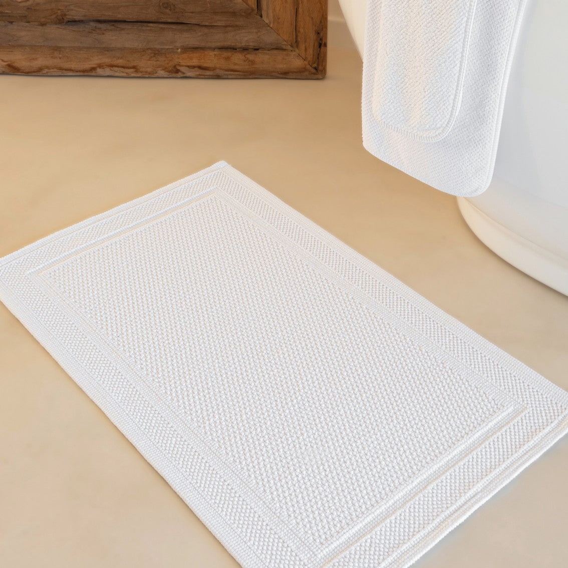 Bee Waffle Tapis de bain
