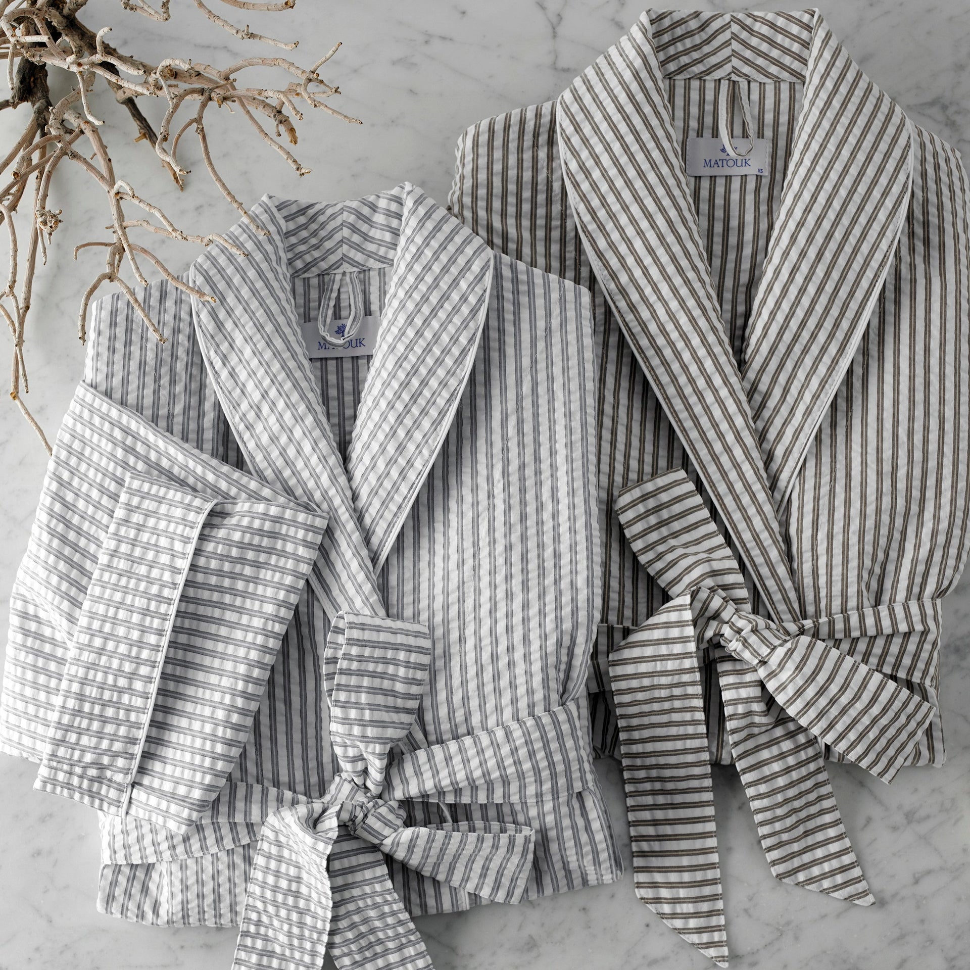 Matteo Seersucker Robe