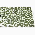 Iconic Leopard Tablecloth Green