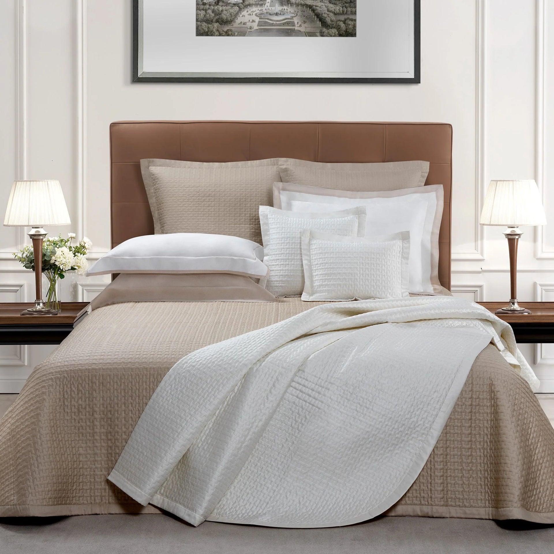 Positano Pair of Quilted Shams