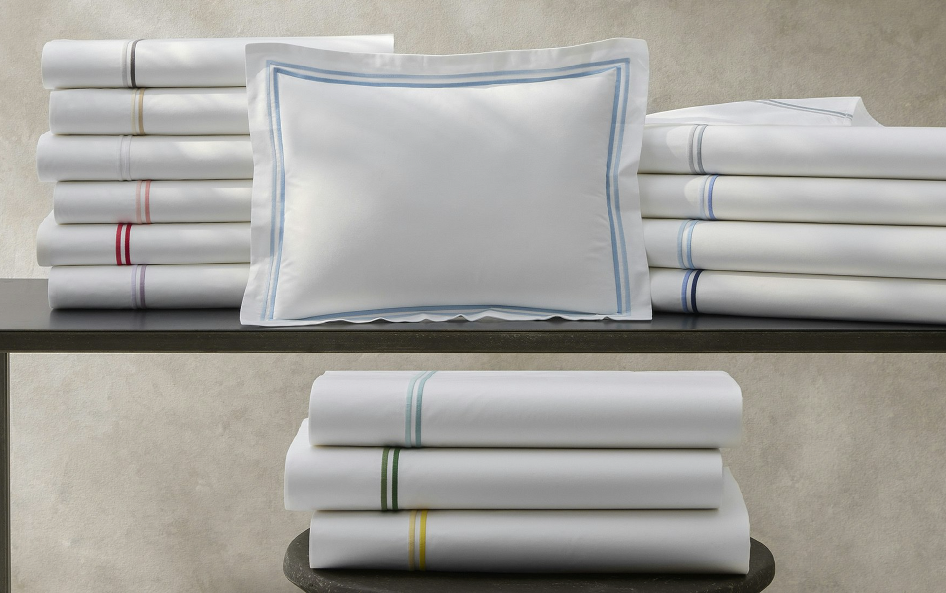 Essex Literie en Percale Brodé