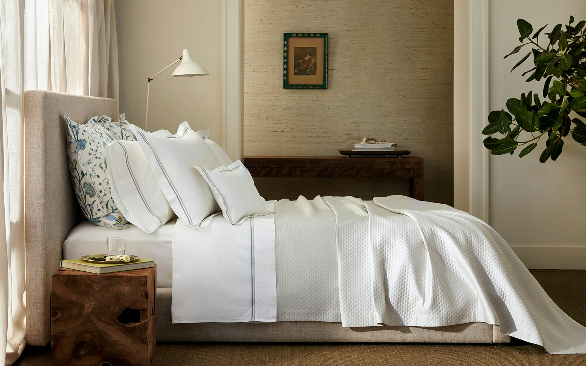 Essex Literie en Percale Brodé